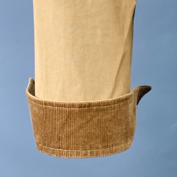 A.P.C. Size L Tan Brown Cotton Corduroy Collar Button Up Jacket - Picture 2 of 8